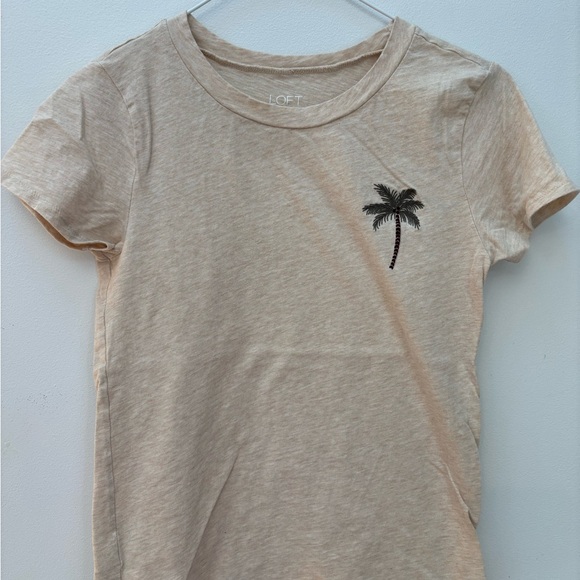 LOFT Tops - LOFT Tan Casual Tee